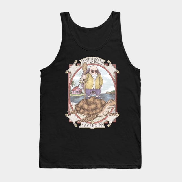 MASTER OF THE TURTLE HOUSE Tank Top by Firebrander